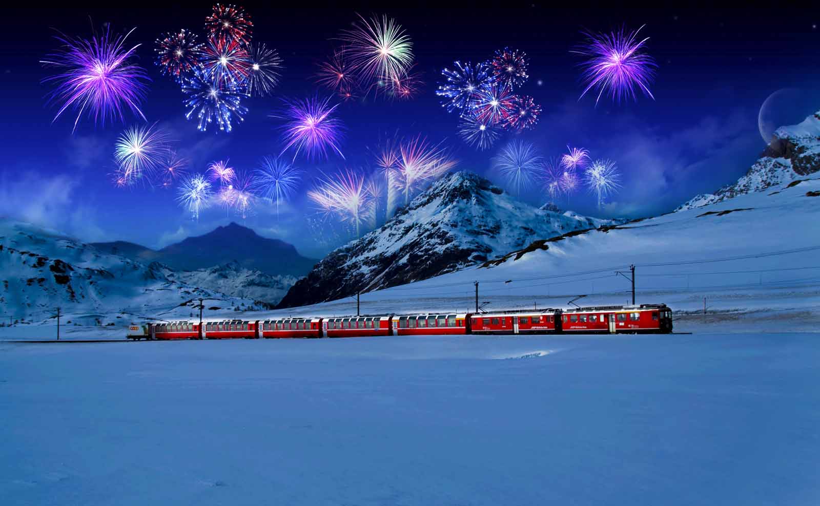Bus + Trenino Rosso + St Moritz + Terme di Bormio + Cenone di Capodanno + 3 Notti