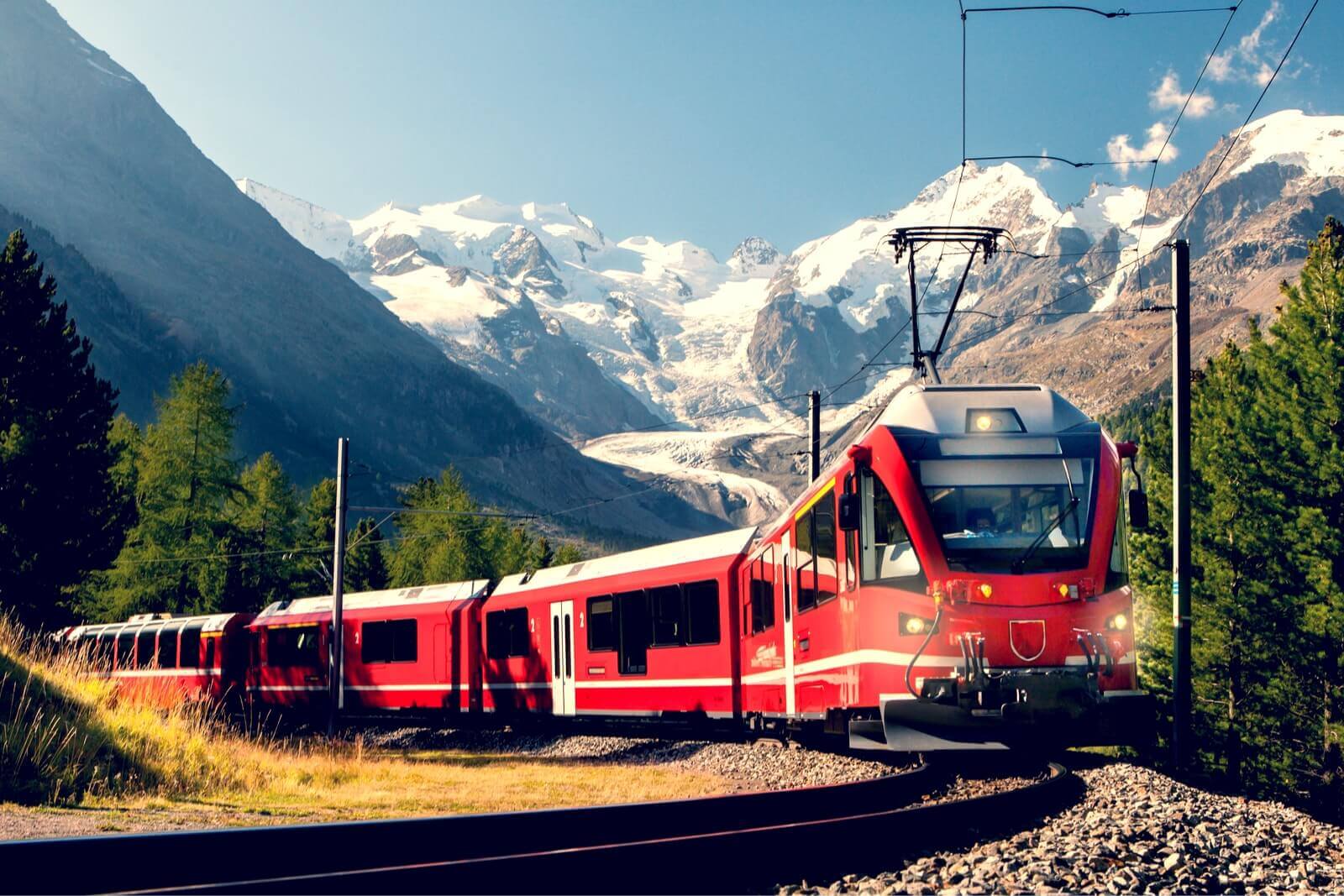 Trenino Rosso del Bernina + Tirano + S.Moritz
